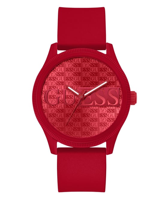 Guess Reputation Heren Horloge Rood GW0780G2 - Image 1