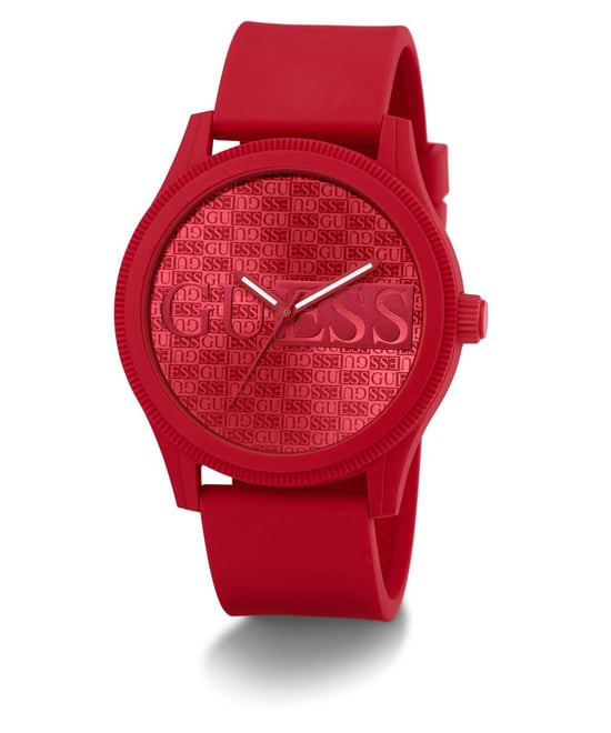 Guess Reputation Heren Horloge Rood GW0780G2 - Image 3