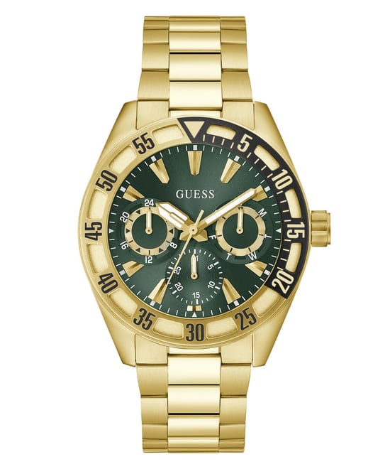 Guess Letterman Heren Gouden Horloge GW0904G2 - Image 1