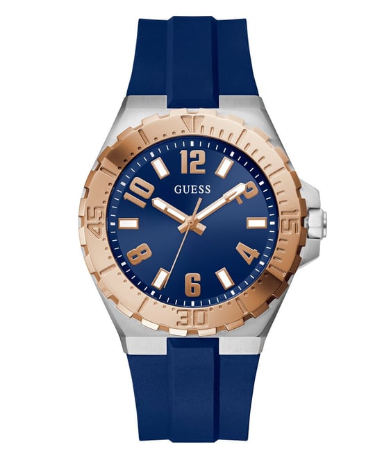 Guess Campus Heren Blauwe Horloge GW0906G3 - Image 1