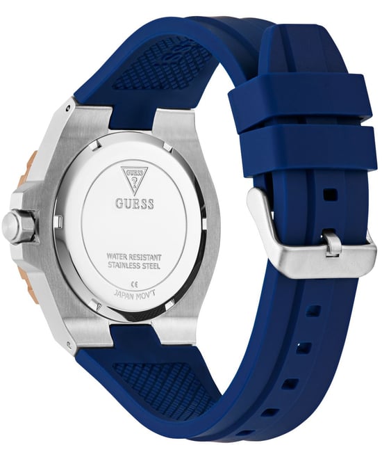 Guess Campus Heren Blauwe Horloge GW0906G3 - Image 4