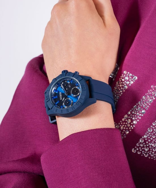 Guess Sportstar Dames Blauwe Horloge GW0775L4 - Image 5
