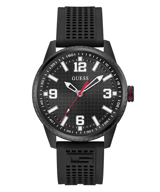 Guess Varsity G Heren Zwarte Horloge GW0890G2 - Image 1