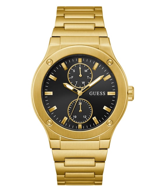 Guess Jet Heren Horloge Goudkleurig GW0795G4 - Image 1