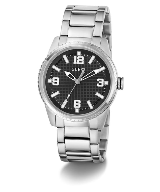 Guess Varsity G Heren Zilveren Horloge GW0889G1 - Image 3