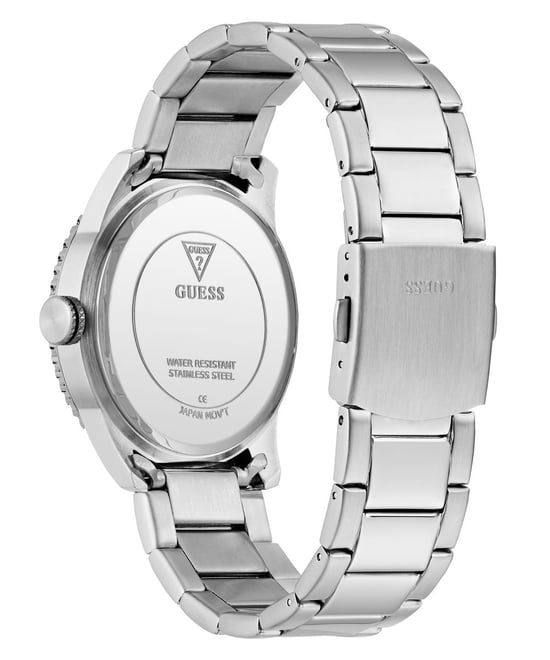 Guess Varsity G Heren Zilveren Horloge GW0889G1 - Image 4