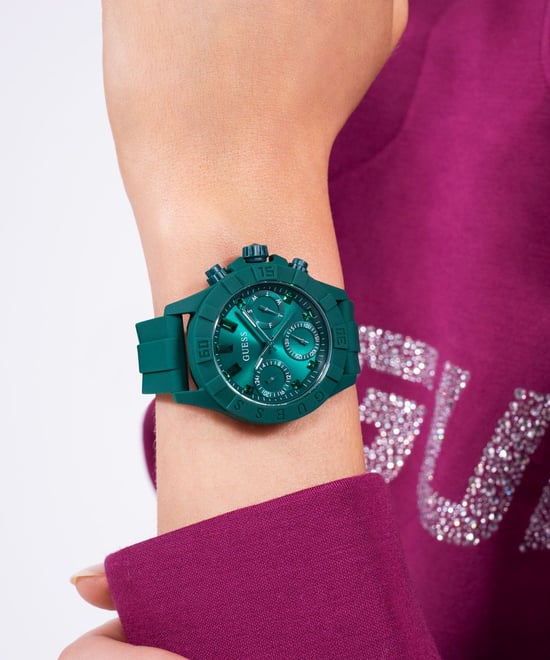 Guess Sportstar Dames Groen Horloge GW0775L3 - Image 5