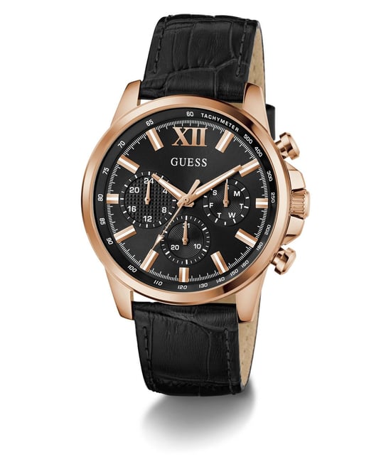 Guess Walker Heren Zwarte Horloge GW0901G5 - Image 5