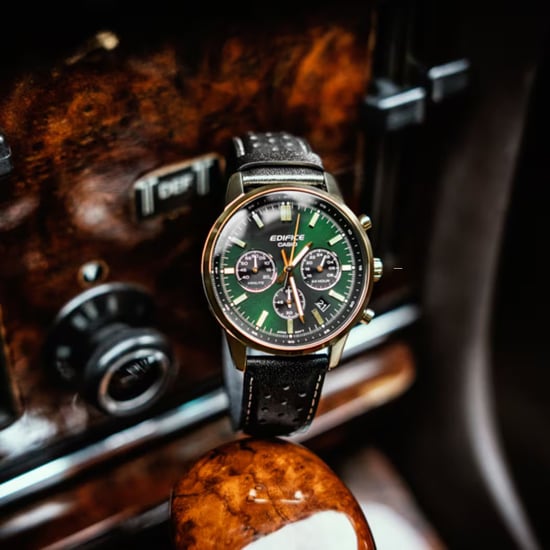 Casio Edifice Heren Horloge Zwart EFR-575CL-3AEF - Image 4