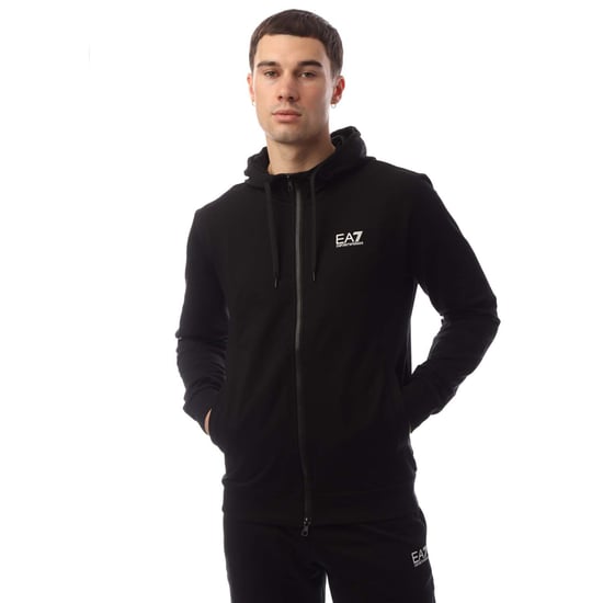 Heren Emporio Armani EA7 Core Identity Trainingspak met rits in zwart - Image 3