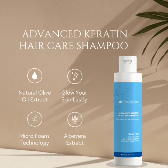 Geavanceerde Keratine Haarverzorgingsshampoo 100ml - Image 2