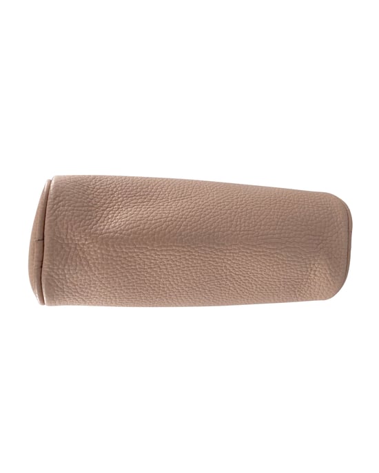 Sergio Rossi Cosmetic Pouch in Pink Leather - Image 5