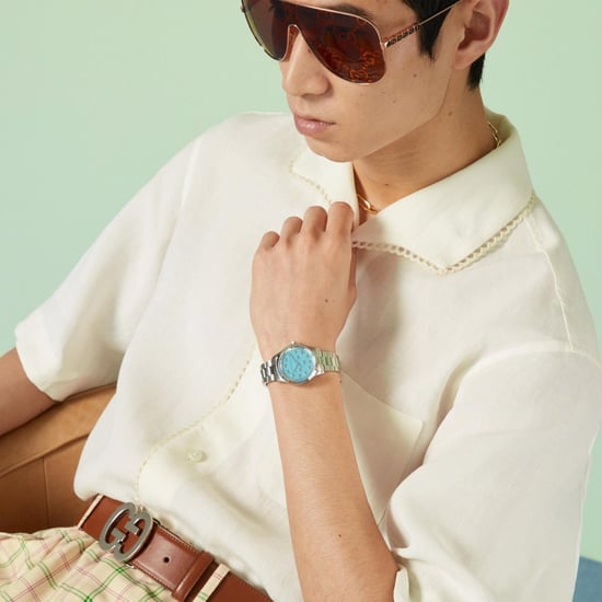 Gucci YA1265044 G-Timeless Unisex horloge met turquoise wijzerplaat - Image 6