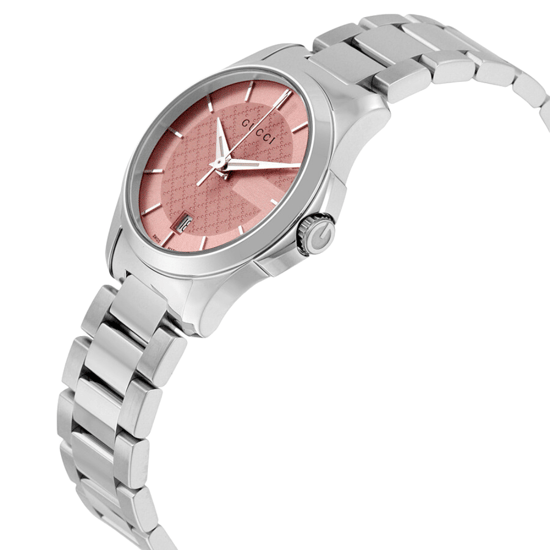 Gucci G-Timeless Roze Wijzerplaat Dames Horloge - Model YA126524 - Image 3