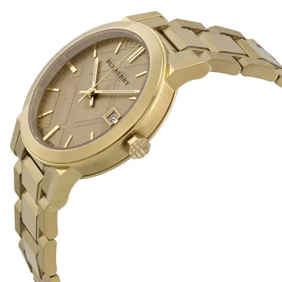 Burberry BU9033 The City Geelgoud Unisex horloge - Zwitsers luxe horloge - Image 3