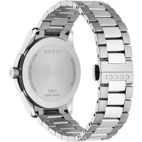 Gucci G-Timeless YA126456 Unisex horloge met diamant markeringen - Image 4