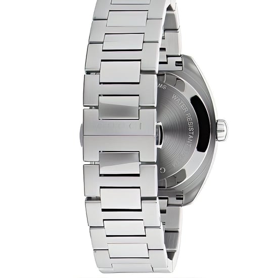 Gucci YA142303 herenhorloge met kwarts en blauwe wijzerplaat - Image 2