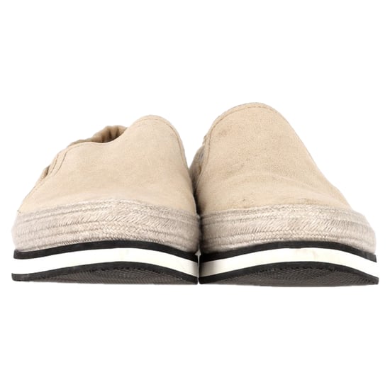 Prada Sport Espadrille Slip On Sneakers in Beige Suede - Image 2