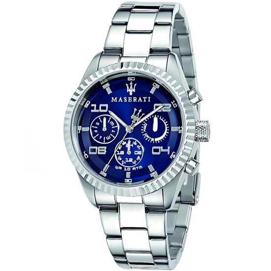 Maserati R8853100011 herenhorloge met chronograaf en blauwe wijzerplaat - Image 1