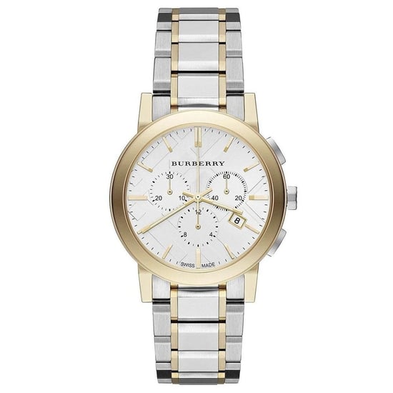 Burberry Unisex Tweekleurig Chronograaf Horloge BU9751 - Image 1