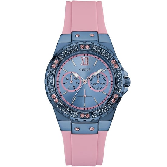 Stijlvol Guess Limelight Kristallen Roze Dameshorloge W0775L5 - Image 1