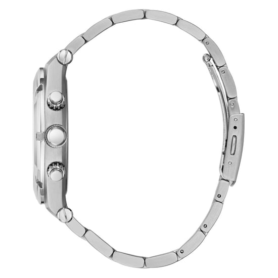 Guess GW0260G1 herenhorloge in roestvrij staal met zwarte wijzerplaat - Image 4