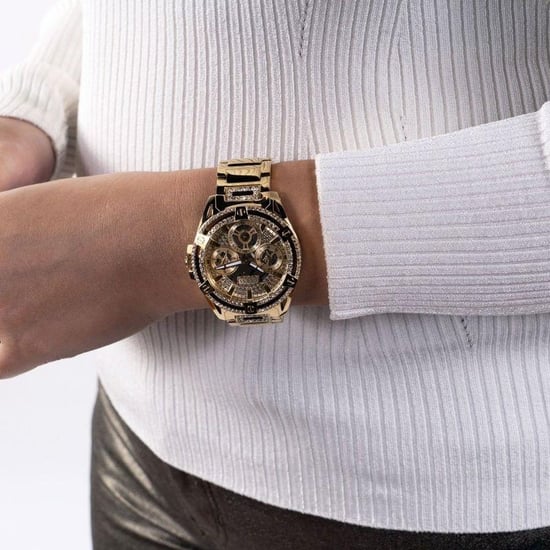 Guess GW0464L2 Queen Gouden dameshorloge - Stijlvol chronograaf horloge - Image 3