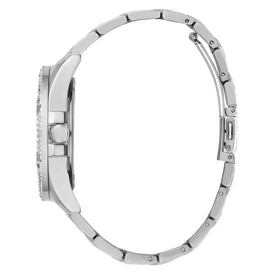 Guess GW0464L1 Queen dameshorloge met chronograaf in zilver - Image 3