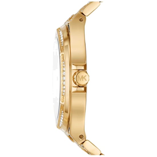 Michael Kors MK7284 Animal Pavé dameshorloge - Stijlvol ontwerp in zwart en goud - Image 3
