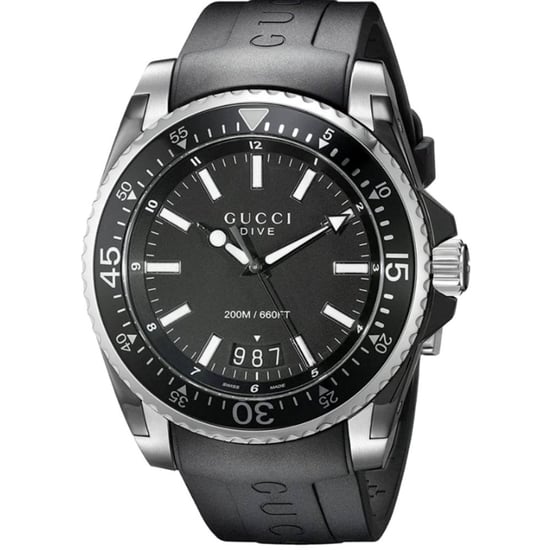 Gucci Dive herenhorloge zwart YA136204 - Stijlvol en duurzaam uurwerk - Image 1