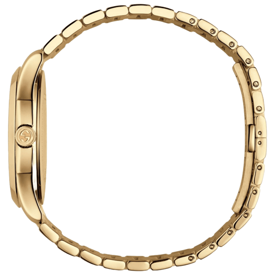 Gucci G-Timeless YA126461 Unisex horloge met geelgouden wijzerplaat - Image 3