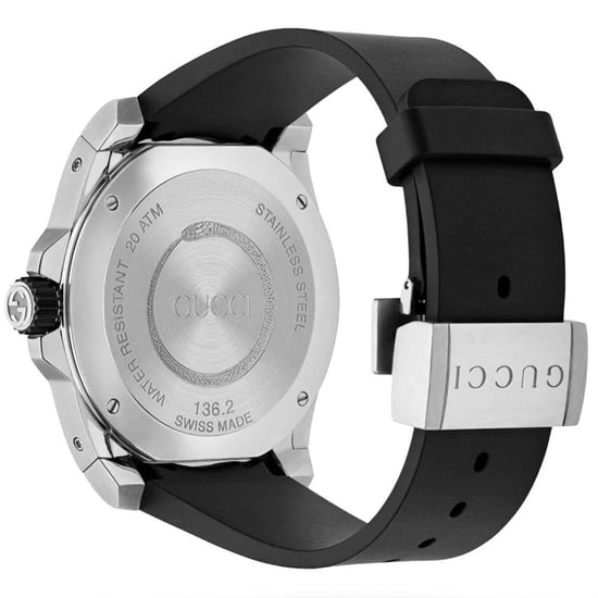 Gucci YA136217 Duikhorloge met zwarte slangen wijzerplaat - 200 m waterdicht - Image 2