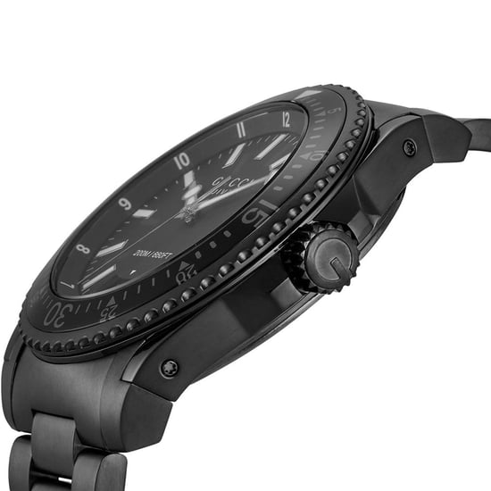 Gucci Dive herenhorloge YA136205 - Zwarte wijzerplaat & roestvrij staal ontwerp - Image 3