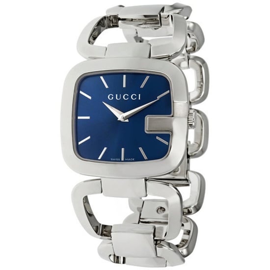 Gucci YA125405 G 30mm Blauw Wijzerplaat Roestvrij Staal Horloge voor dames - Image 1