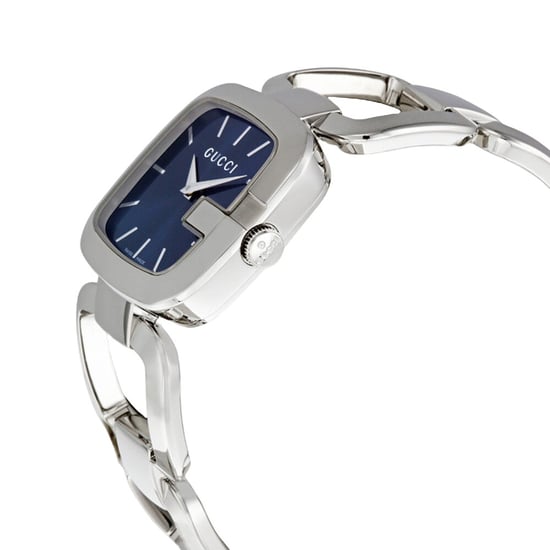 Gucci YA125405 G 30mm Blauw Wijzerplaat Roestvrij Staal Horloge voor dames - Image 3