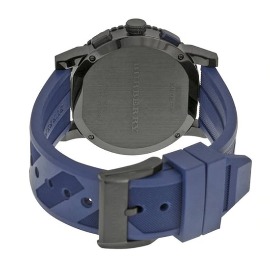 Burberry BU9807 herenhorloge marineblauw chronograaf - stijlvol en duurzaam - Image 2