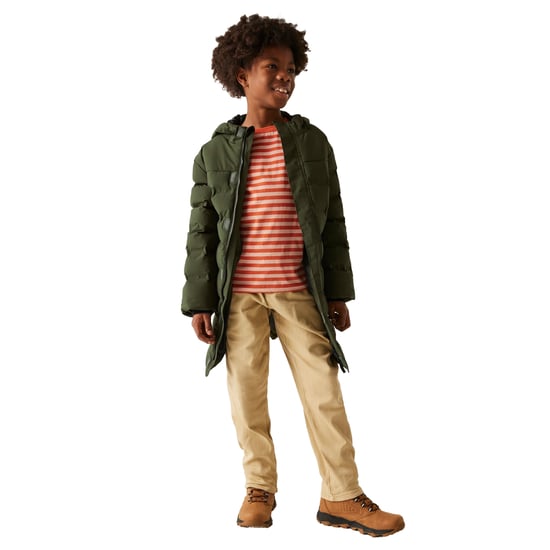 Dare 2B Gewatteerd kinderjack Wander (Donkere Khaki) - Image 5