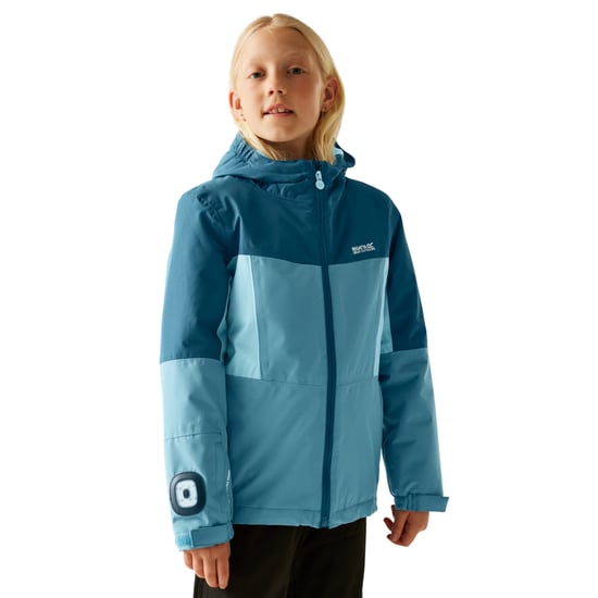 Regatta Kinderen/Kinderen Beamz geïsoleerde waterdichte jas (Blauw) - Image 4