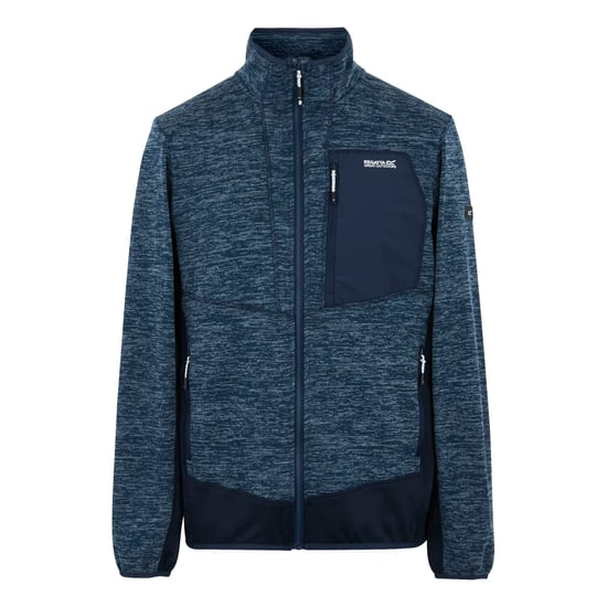 Regatta Heren Baslinn Fleece Jas (Maanlicht Denim/Navy Marl) - Image 1