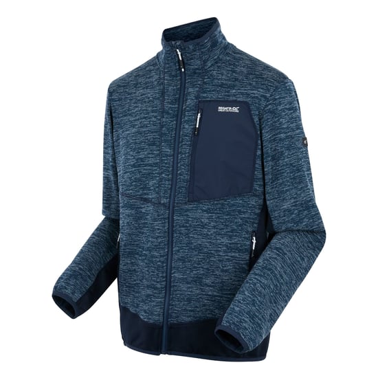 Regatta Heren Baslinn Fleece Jas (Maanlicht Denim/Navy Marl) - Image 3