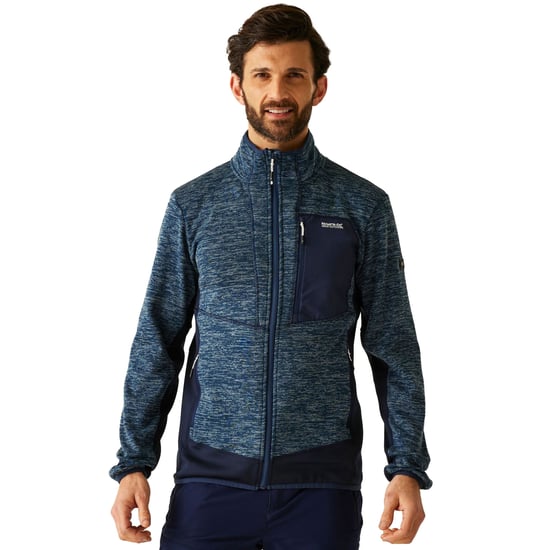 Regatta Heren Baslinn Fleece Jas (Maanlicht Denim/Navy Marl) - Image 5