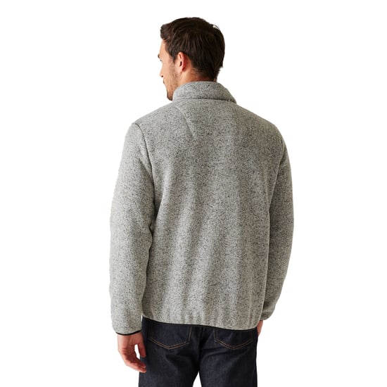Regatta Heren Barlee Marl Full Zip Fleecejack (Zilvergrijs) - Image 3