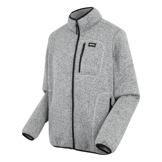 Regatta Heren Barlee Marl Full Zip Fleecejack (Zilvergrijs) - Image 4