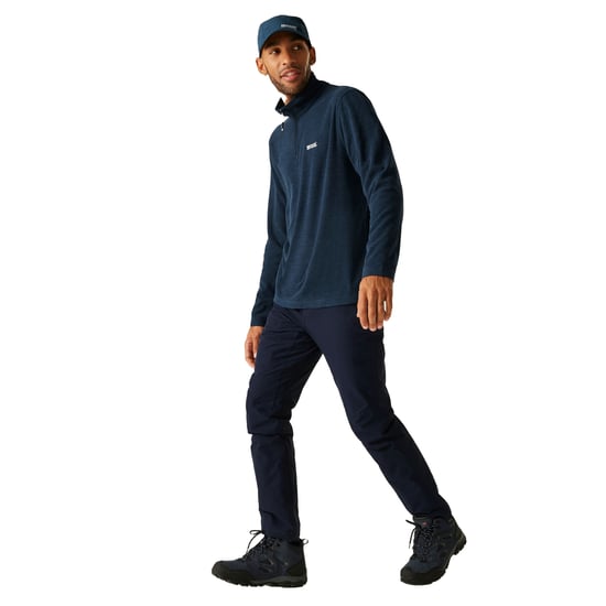 Regatta Heren Thompson Marl Half Zip Fleece Jas (Moonlight Denim) - Image 5