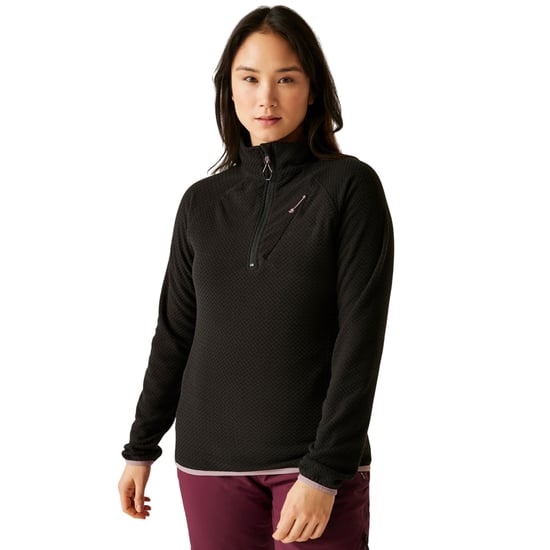 Dare 2B Dames/Dames Switch Up Fleece Top (Zwart) - Image 4
