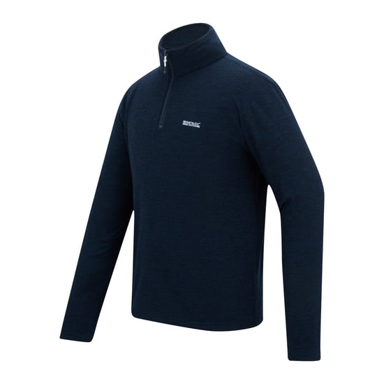 Regatta Heren Thompson Marl Half Zip Fleece Jacket (Marineblauw) - Image 3