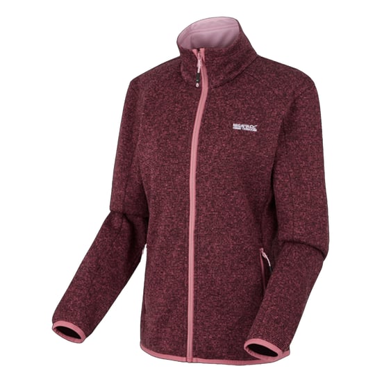 Regatta Dames/Dames Newhill Full Zip Fleecejack (Stoffige roos) - Image 3