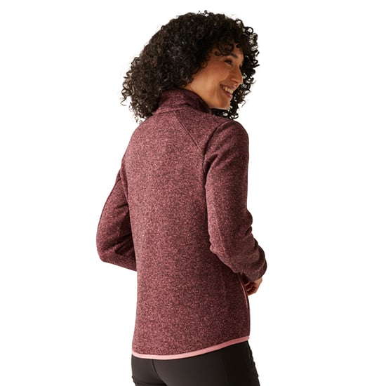 Regatta Dames/Dames Newhill Full Zip Fleecejack (Stoffige roos) - Image 5