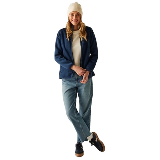Regatta Dames/Dames Mellrey Full Zip Fleece (Marine) - Image 6