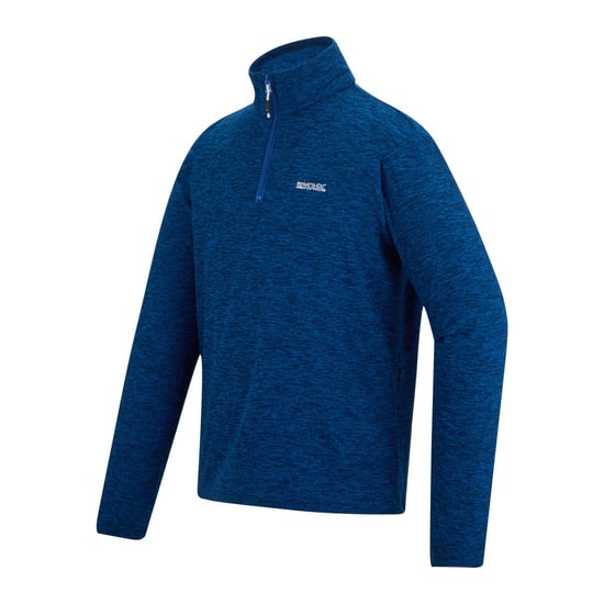 Regatta Mannen Thompson Marl Half Zip Fleece Jack (Snorkelblauw) - Image 3